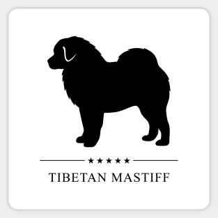 Tibetan Mastiff Black Silhouette Sticker